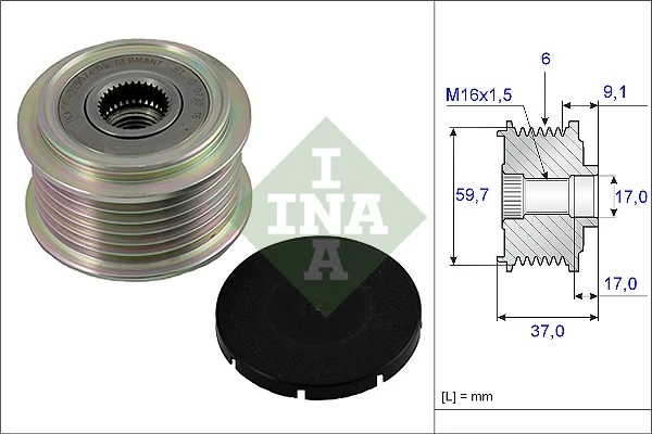 Alternator Freewheel Clutch